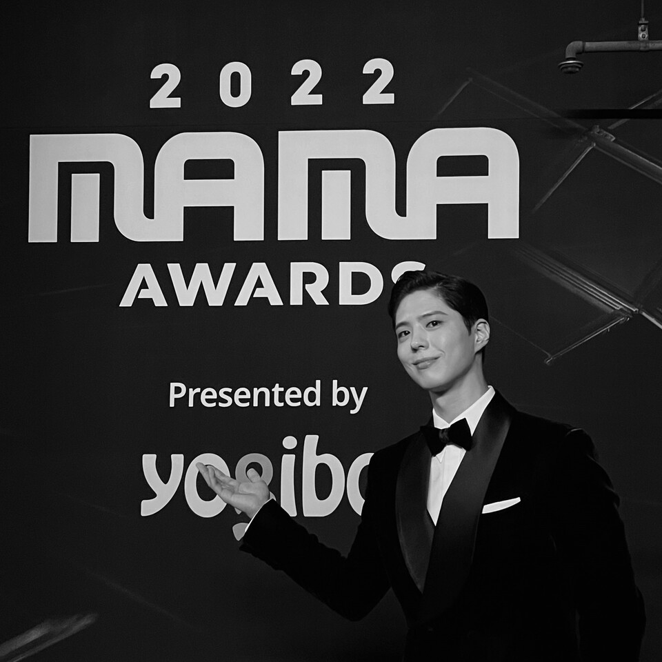 '2022 MAMA AWARDS'(마마 어워즈) 호스트 박보검. 사진=박보검 트위터