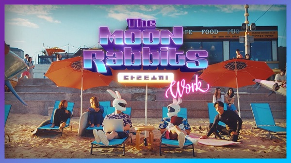 부산관광 홍보 영상 'The Moon Rabbits in Busan – Work 편' 썸네일. 사진=부산관광공사 제공